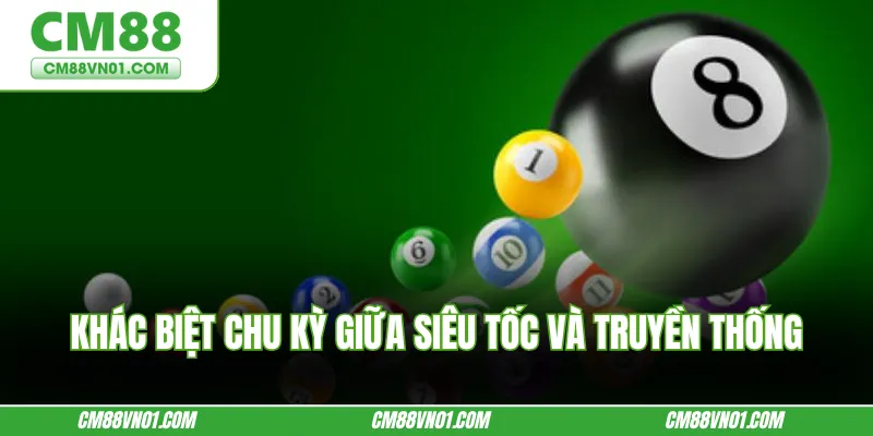 Khác biệt chu kỳ giữa siêu tốc và truyền thống